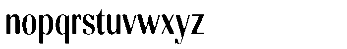Molgrine Soft Medium Condensed Font LOWERCASE