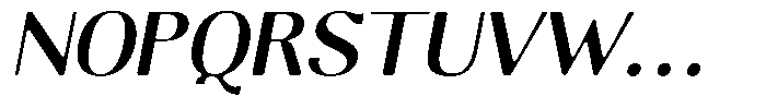 Molgrine Soft Medium Italic Font UPPERCASE