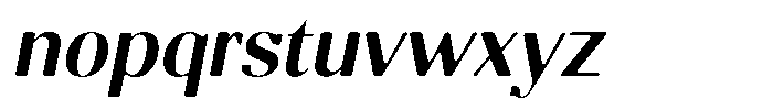 Molgrine Soft Medium Italic Font LOWERCASE