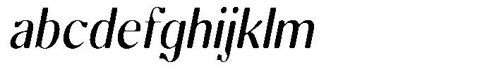 Molgrine Soft Sem Condensed Italic FONT
