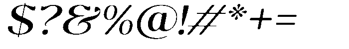 Molgrine Soft Sem Exp Italic Font OTHER CHARS