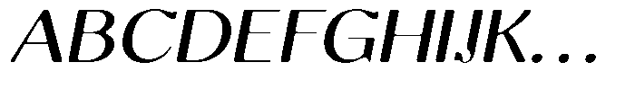 Molgrine Soft Sem Exp Italic Font UPPERCASE