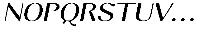 Molgrine Soft Sem Exp Italic Font UPPERCASE