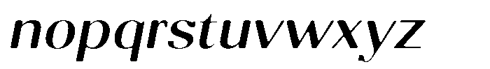 Molgrine Soft Sem Exp Italic Font LOWERCASE