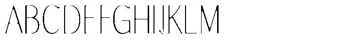 Molgrine Soft Thin Condensed Font UPPERCASE