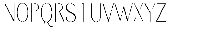 Molgrine Soft Thin Condensed Font UPPERCASE