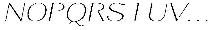 Molgrine Soft Thin Exp Italic Font UPPERCASE