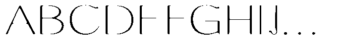 Molgrine Soft Thin Expanded Font UPPERCASE