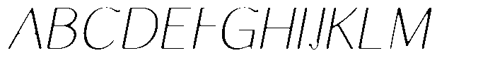 Molgrine Soft Thin Italic Font UPPERCASE