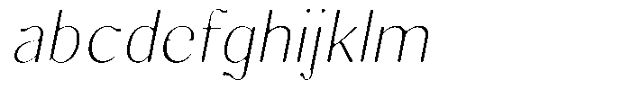 Molgrine Soft Thin Italic FONT