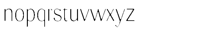 Molgrine Soft Thin Sem Condensed Font LOWERCASE