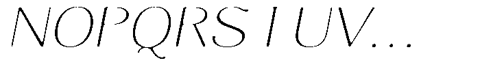 Molgrine Soft Thin Sem Exp Italic Font UPPERCASE