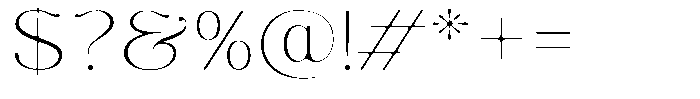 Molgrine Soft Thin Semi Expanded Font OTHER CHARS