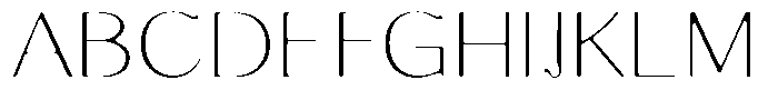 Molgrine Soft Thin Semi Expanded Font UPPERCASE