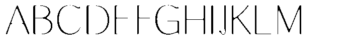 Molgrine Soft Thin Font UPPERCASE