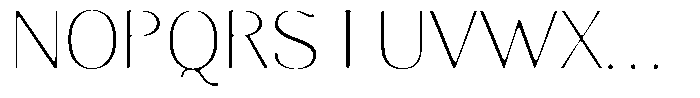 Molgrine Soft Thin Font UPPERCASE