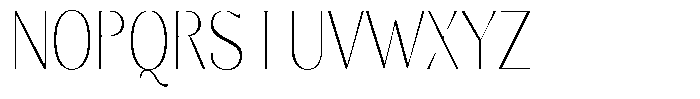 Molgrine Thin Condensed Font UPPERCASE