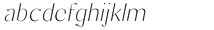 Molgrine Thin Italic FONT