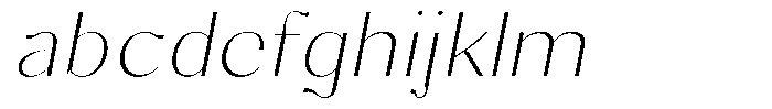 Molgrine Thin Sem Exp Italic FONT