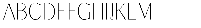 Molgrine Thin Semi Condensed Font UPPERCASE