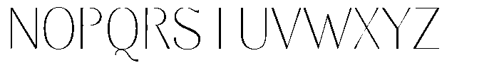 Molgrine Thin Semi Condensed Font UPPERCASE