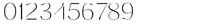Molgrine Thin Font OTHER CHARS