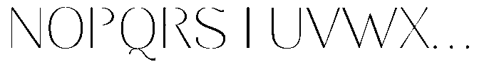 Molgrine Thin Font UPPERCASE