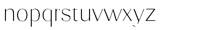 Molgrine Thin Font LOWERCASE