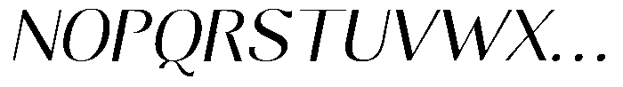 Molgrine Variable Black Italic Font UPPERCASE