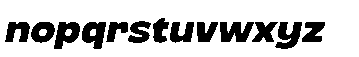 Molia Oblique Bold Font LOWERCASE