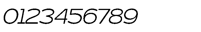 Molia Oblique Light Font OTHER CHARS