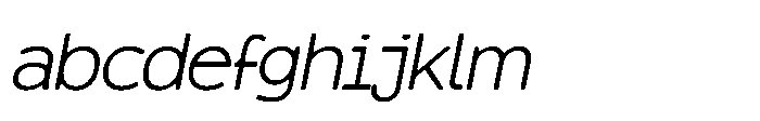 Molia Oblique Light FONT