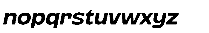Molia Oblique Medium Font LOWERCASE