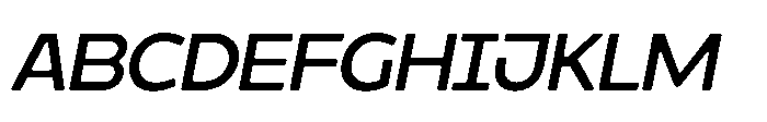 Molia Oblique Regular Font UPPERCASE