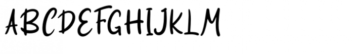 Moliantha Regular Font UPPERCASE