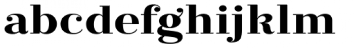 Moliere Expanded Regular Font LOWERCASE