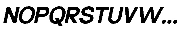 Molisans Bold Slanted Font UPPERCASE