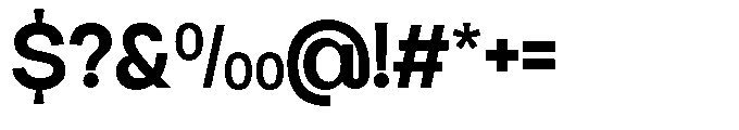 Molisans Bold Font OTHER CHARS