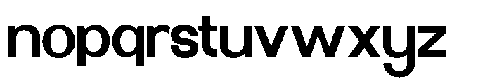 Molisans Bold Font LOWERCASE