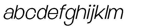 Molisans Light Slanted FONT