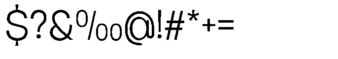 Molisans Light Font OTHER CHARS