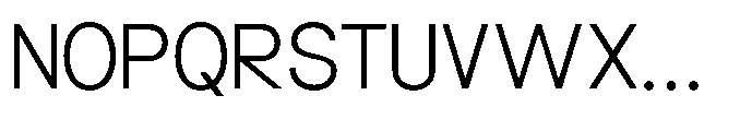 Molisans Light Font UPPERCASE
