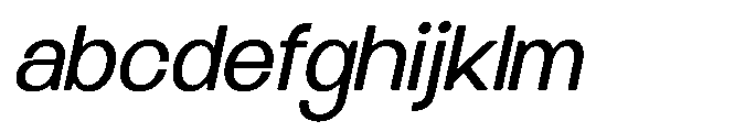 Molisans Medium Slanted FONT