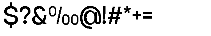 Molisans Medium Font OTHER CHARS