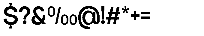 Molisans Semi Bold Font OTHER CHARS