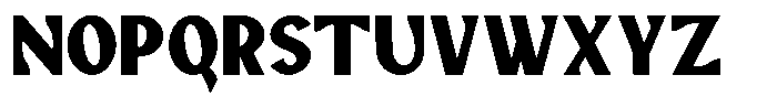 Molla Divina Black Font UPPERCASE