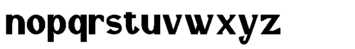Molla Divina Bold Font LOWERCASE