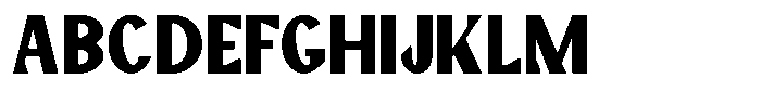 Molla Divina Extra Bold Font UPPERCASE