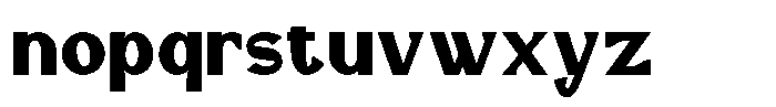 Molla Divina Extra Bold Font LOWERCASE