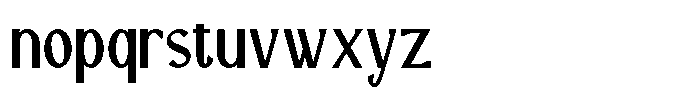 Molla Divina Light Font LOWERCASE
